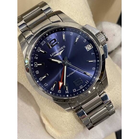Longines Conquest 41mm Automatic GMT Stainless SPB-MS (321495) - Picture 1 of 9